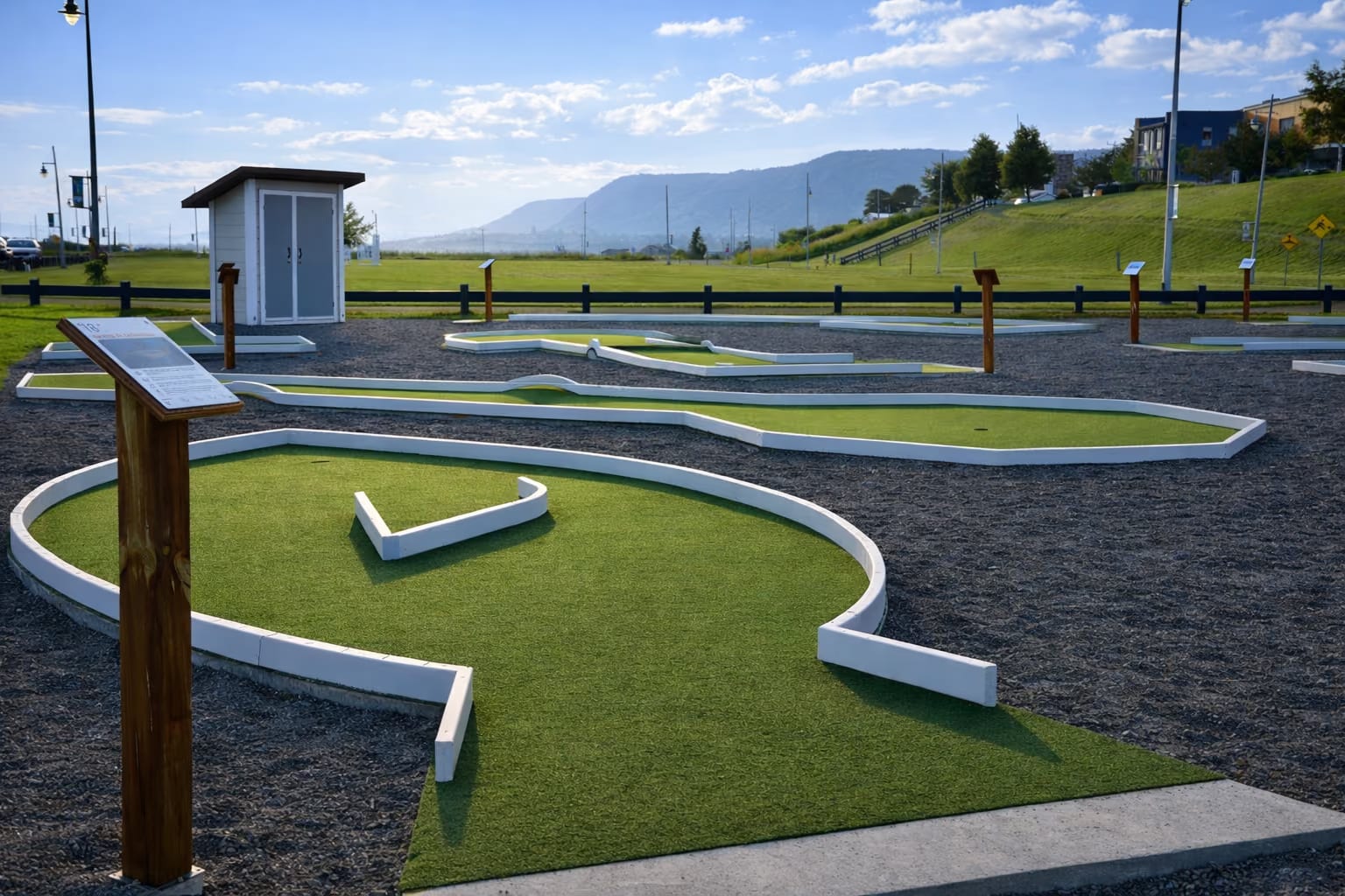 Mini-golf familial
